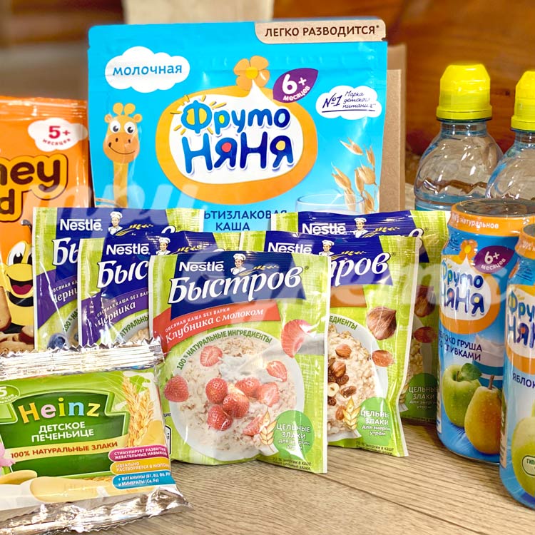 Набор «Детские каши» (вблизи)